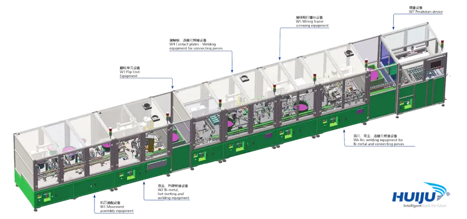MCB Thermal Trip Automatic Welding Line